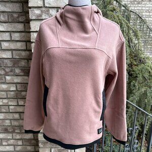 MOUNTAIN HARDWEAR FLEECE PULLOVER HOODIE WOMEN'S SMALL GORPCORE COZY PINK NEW